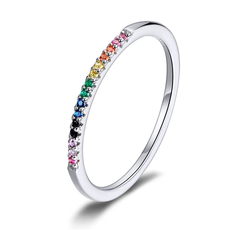 925 Sterling Silver Full pave ring