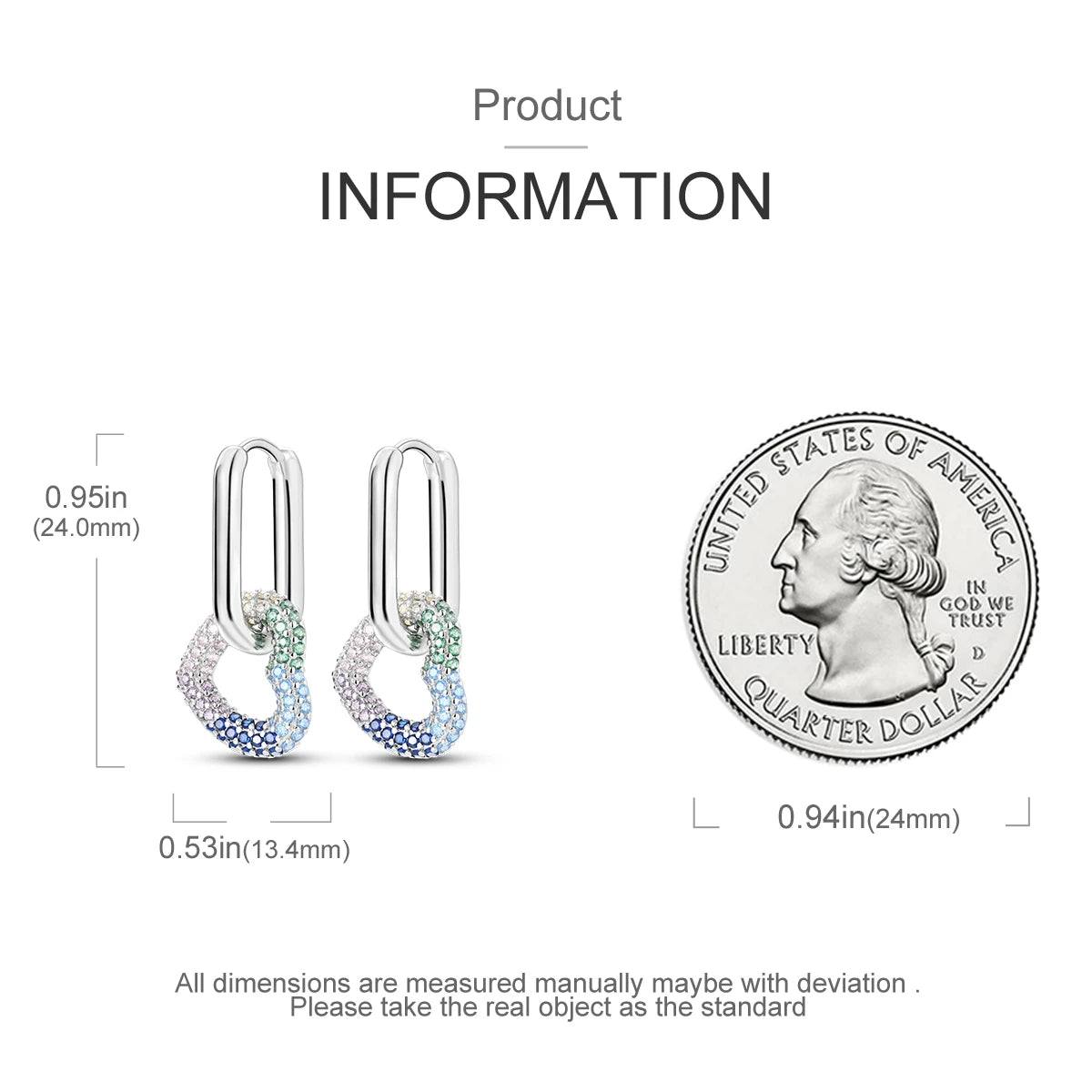 925 Silver Hoop Earrings For Woman