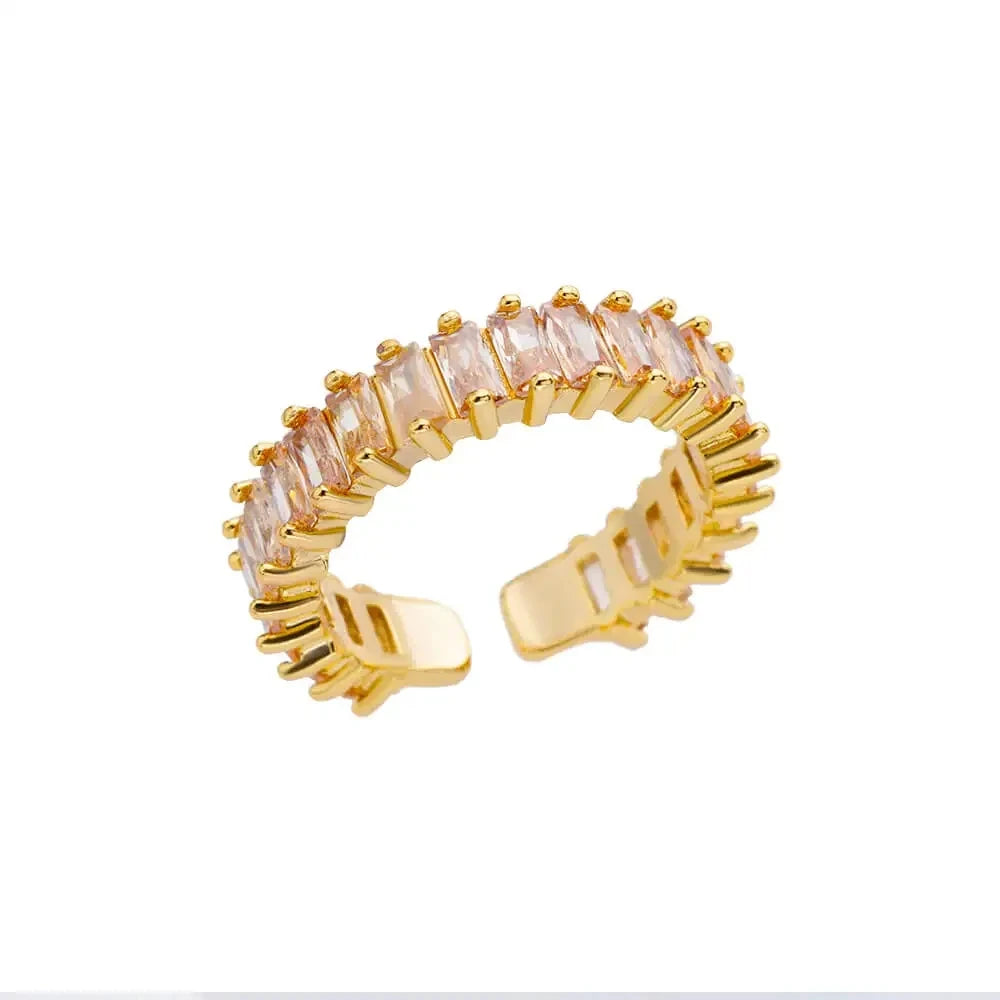 316L Stainless Steel Rings for Women Gold Color Never Fade Luxury Classic rings