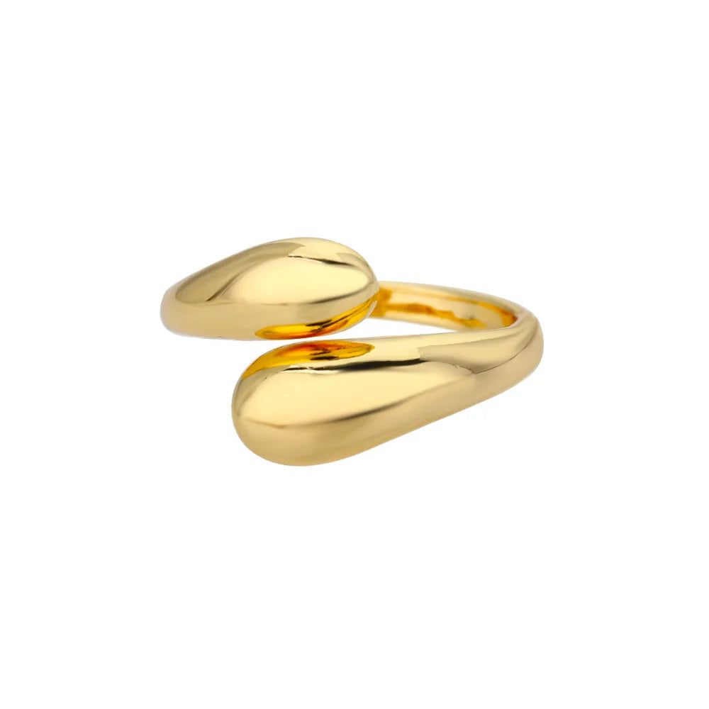 316L Stainless Steel Rings for Women Gold Color Never Fade Luxury Classic rings