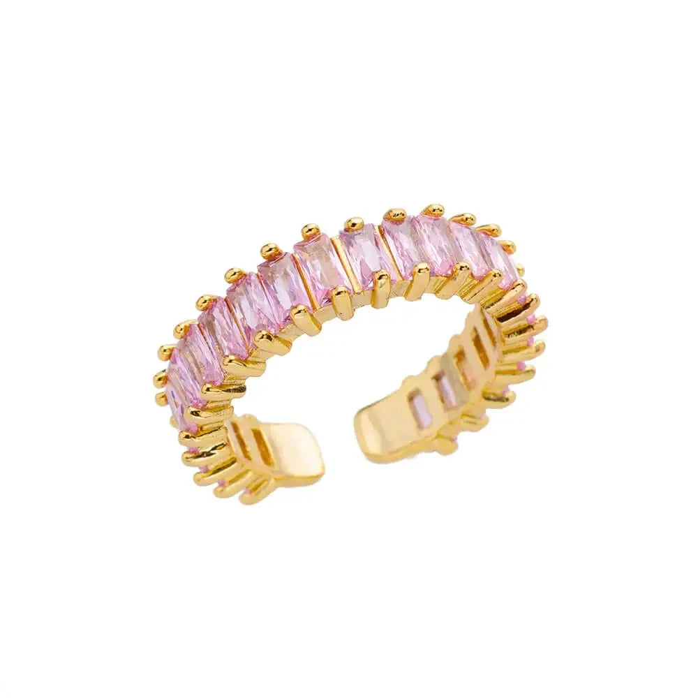 316L Stainless Steel Rings for Women Gold Color Never Fade Luxury Classic rings