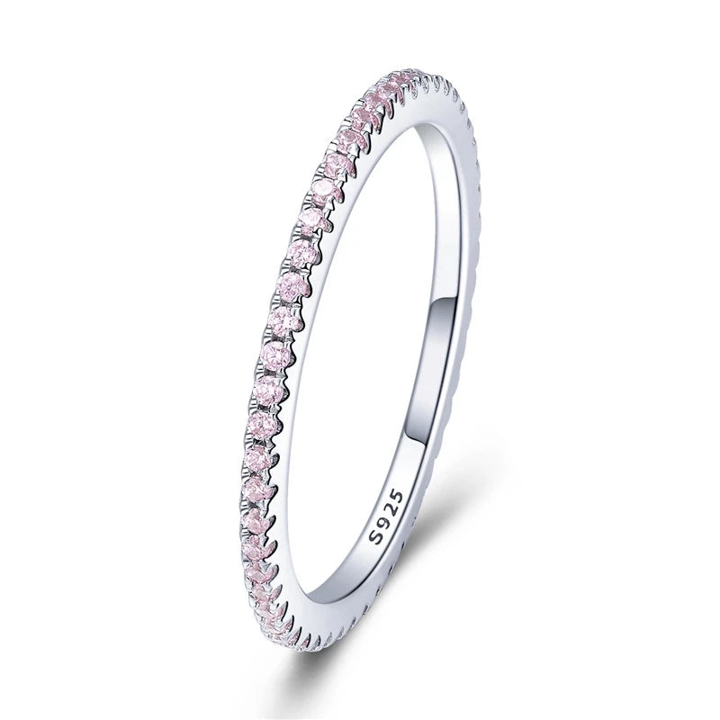 925 Sterling Silver Full pave ring