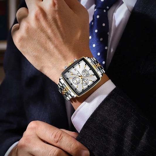 Luxury Square Sport Man Wristwatch