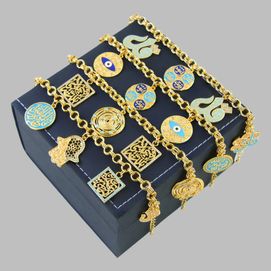 Fashion Gold Plated Bracelet 21k Gold Color